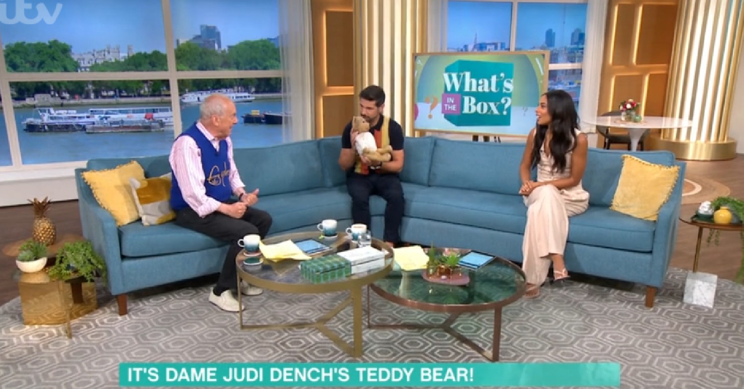 Craig Doyle with Gyles Brandreth and Rochelle Humes on This Morning today