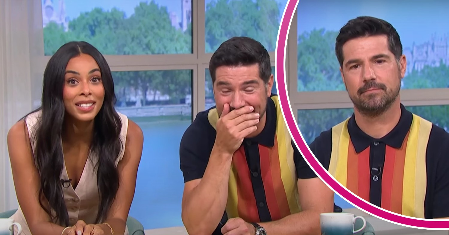 Rochelle Humes and Craig Holmes look shocked on ITV This Morning