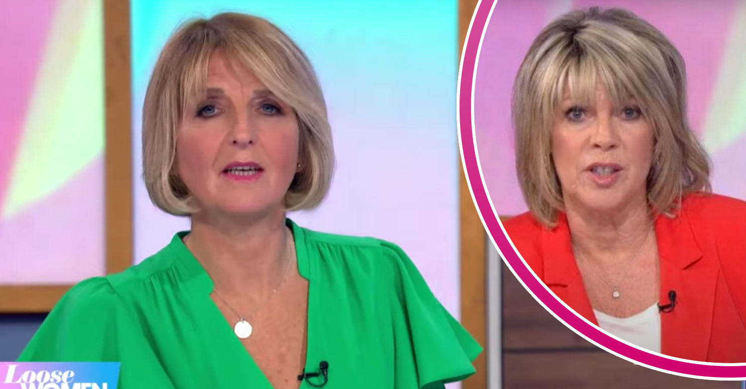 Strictly 2022 star Kaye Adams and Ruth Langsford on Loose Women