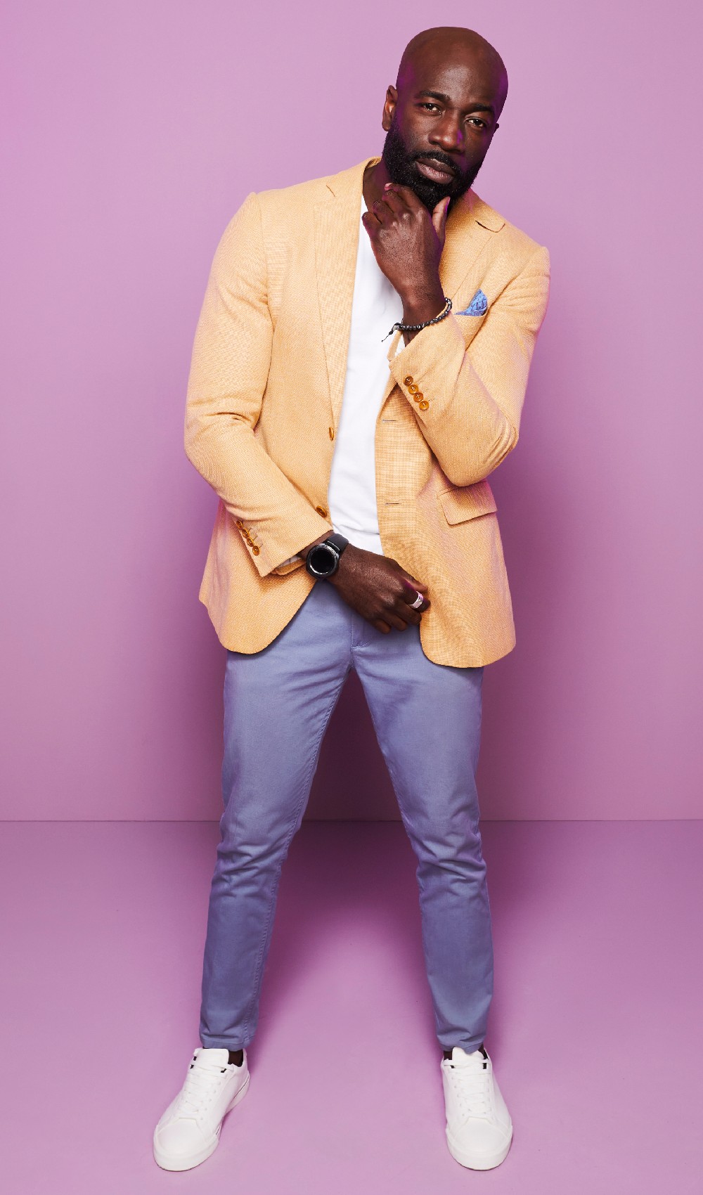 Kwame in Married at First Sight UK 2022 promo pic