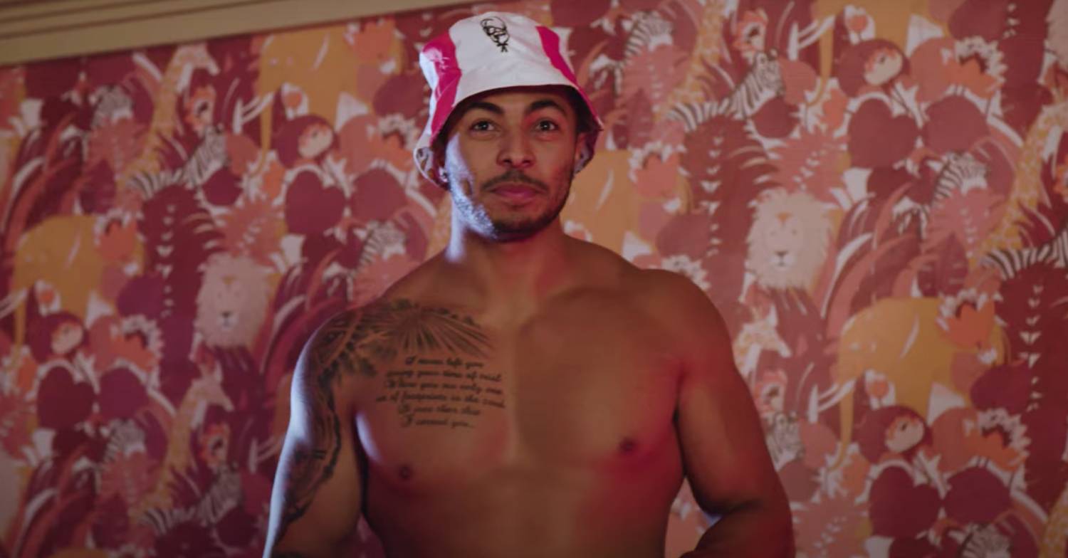 Strictly 2022 star Tyler West shows off some of his tattoos