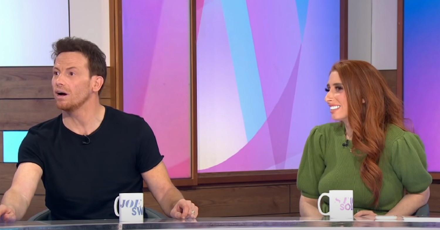 Joe Swash and Stacey Solomon on Loose Women