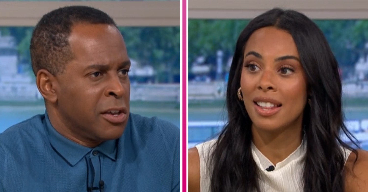 Andi Peters and Rochelle Humes on This Morning today
