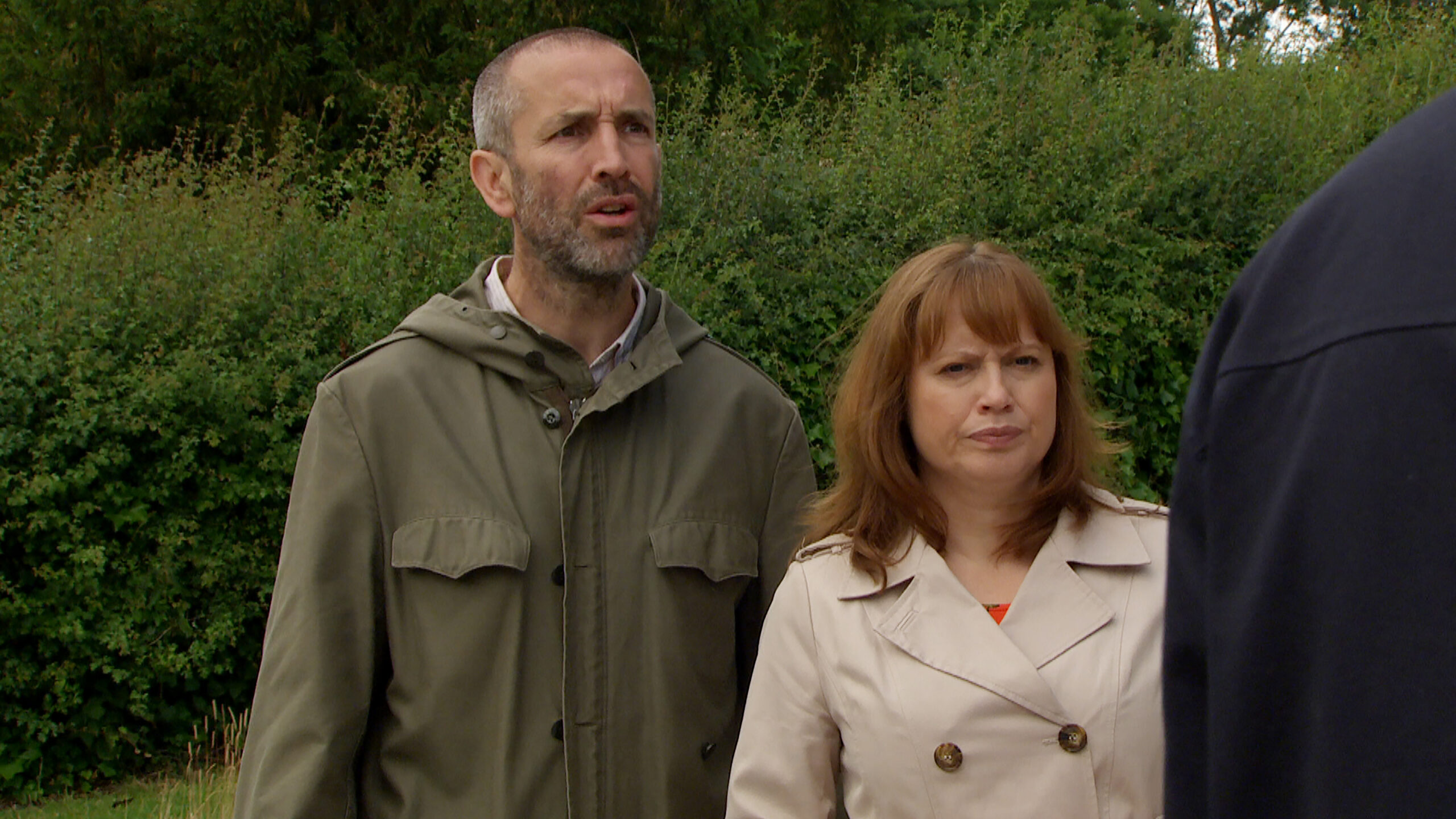 Lydia and Sam watch Dan and Noah Emmerdale