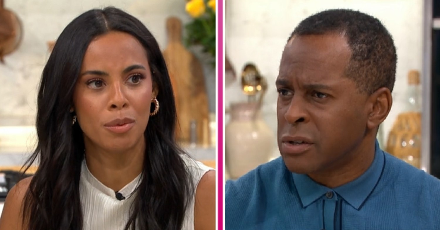 Rochelle Humes and Andi Peters on This Morning today