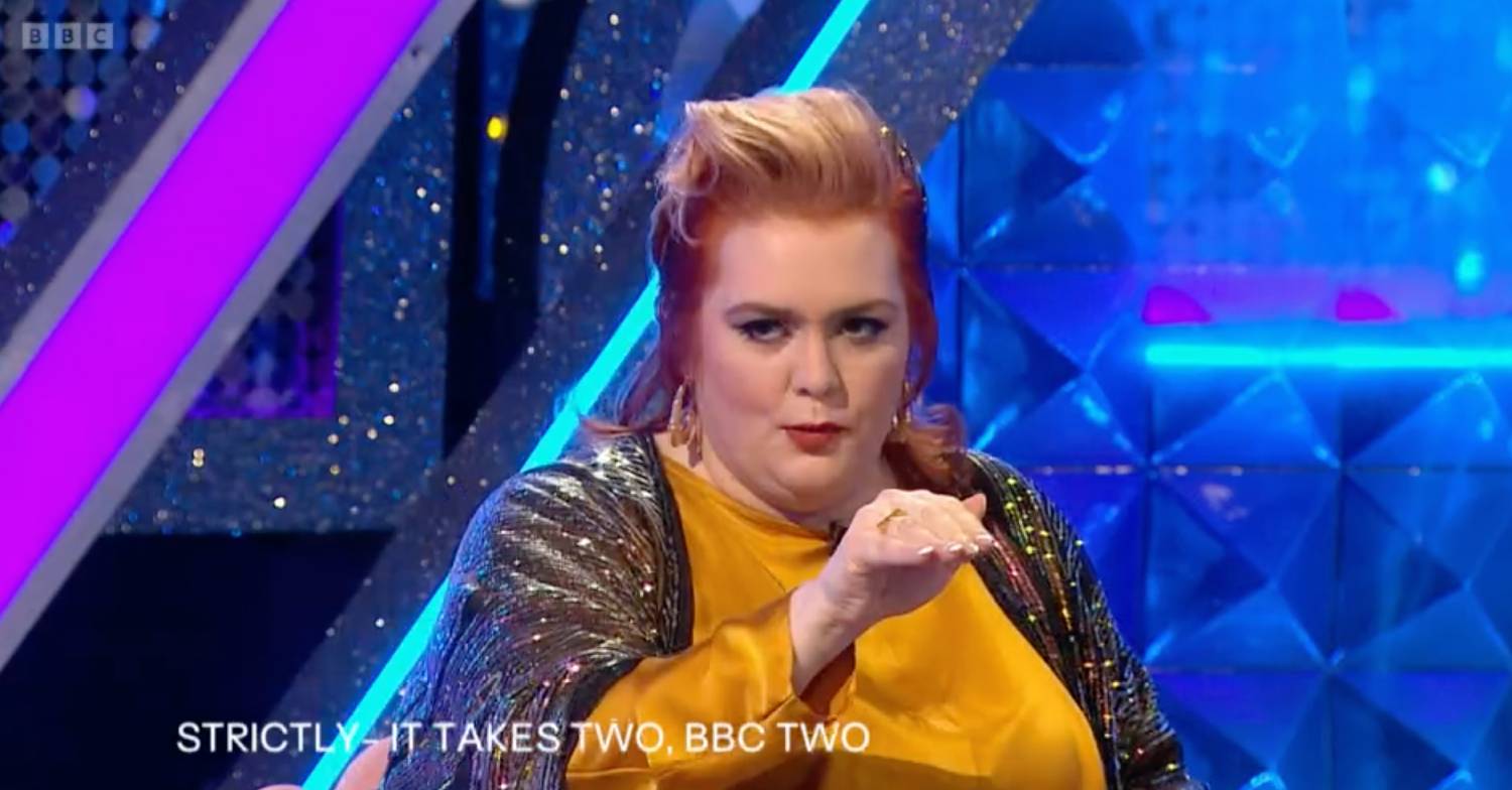 Strictly 2022 contestant Jayde Adams makes her point