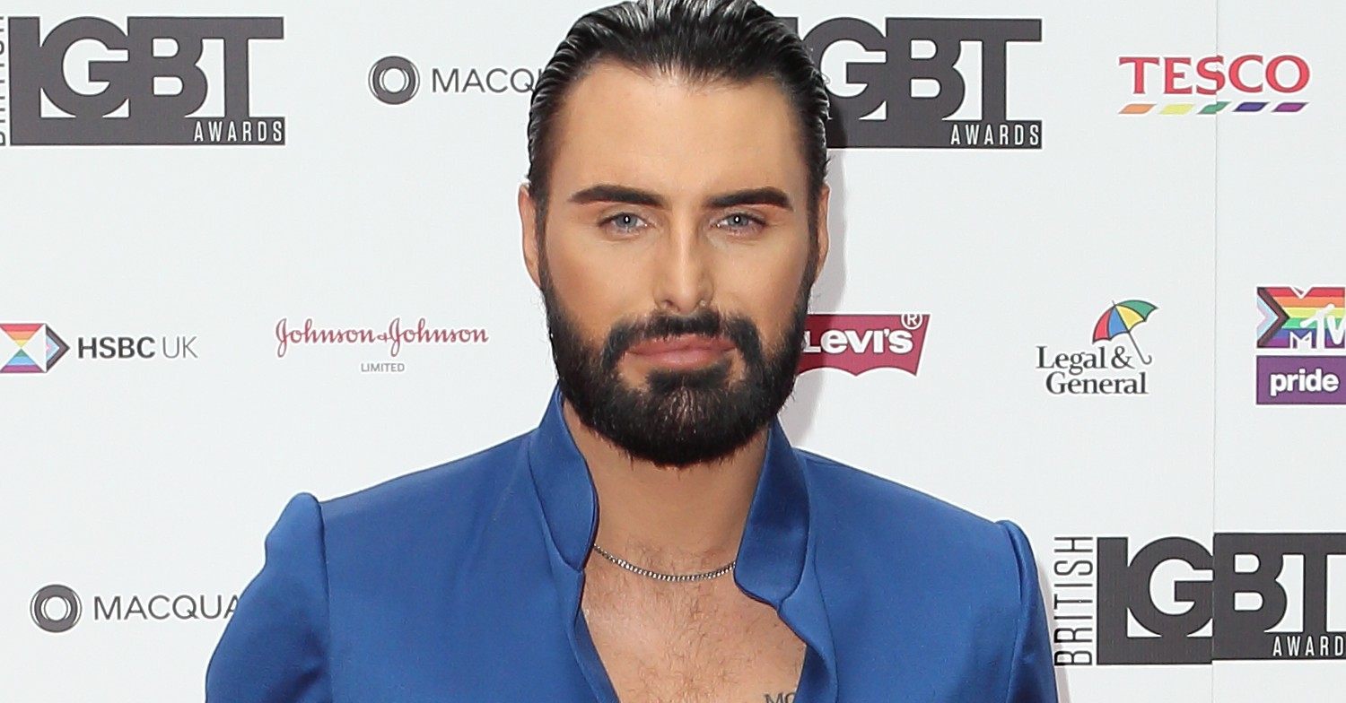 Rylan Clark poses at LGBT Awards