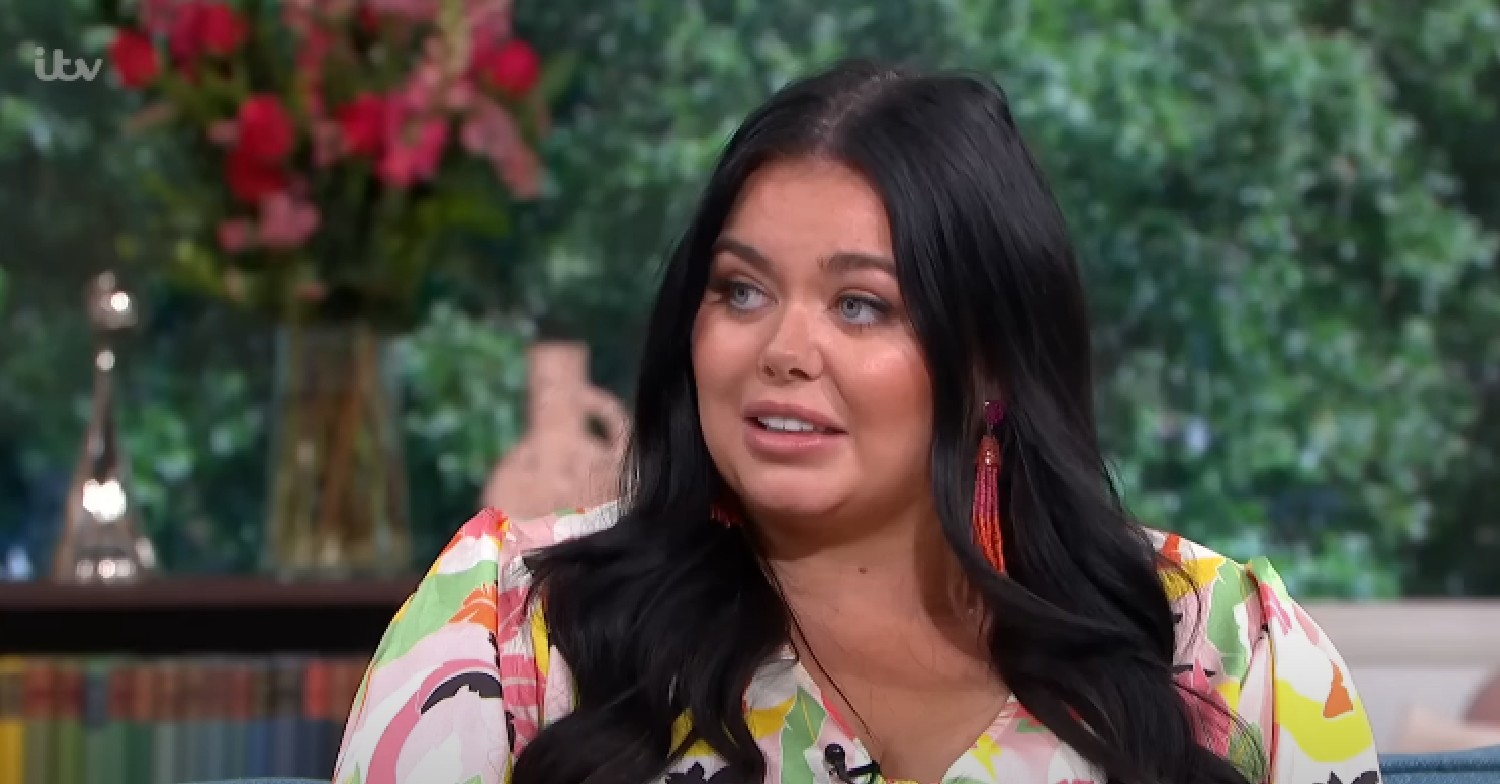 Scarlett Moffatt speaking on This Morning