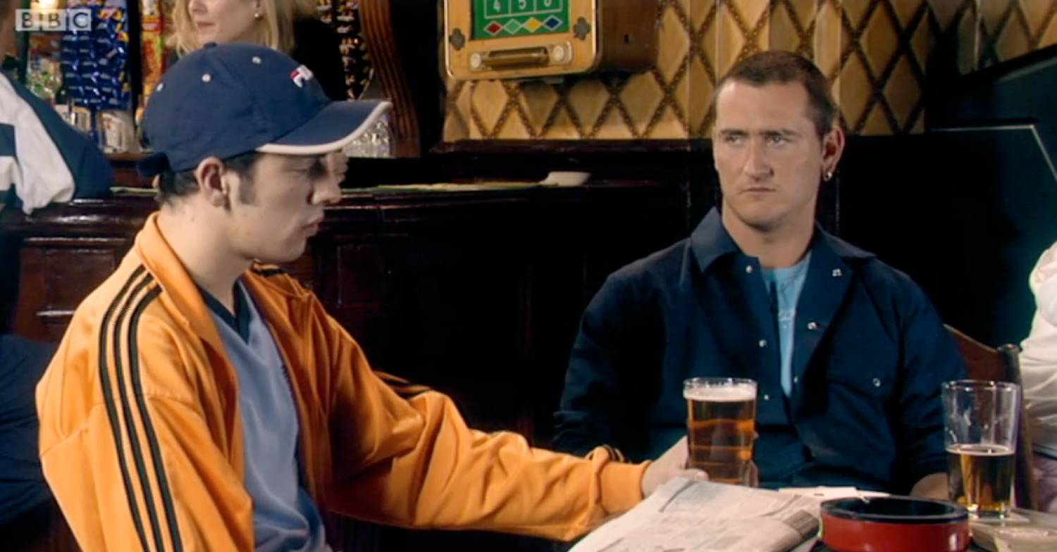 Strictly 2022 star Will Mellor as Gaz in Two Pints of Lager