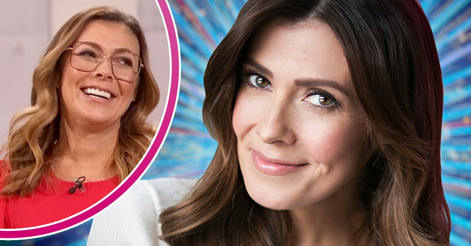 Strictly 2022 star Kym Marsh smiles at the camera