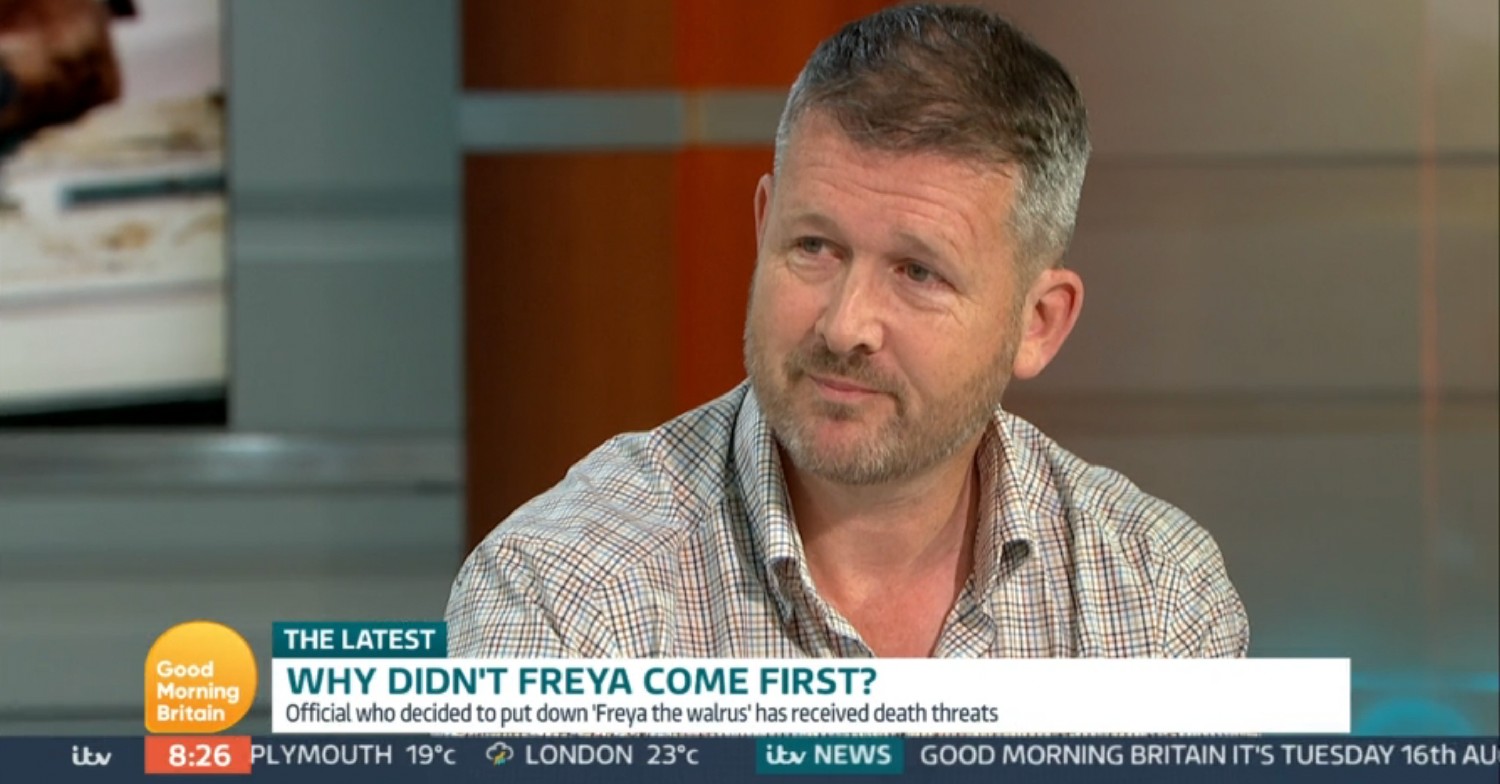 Diggory Hadoke on GMB today