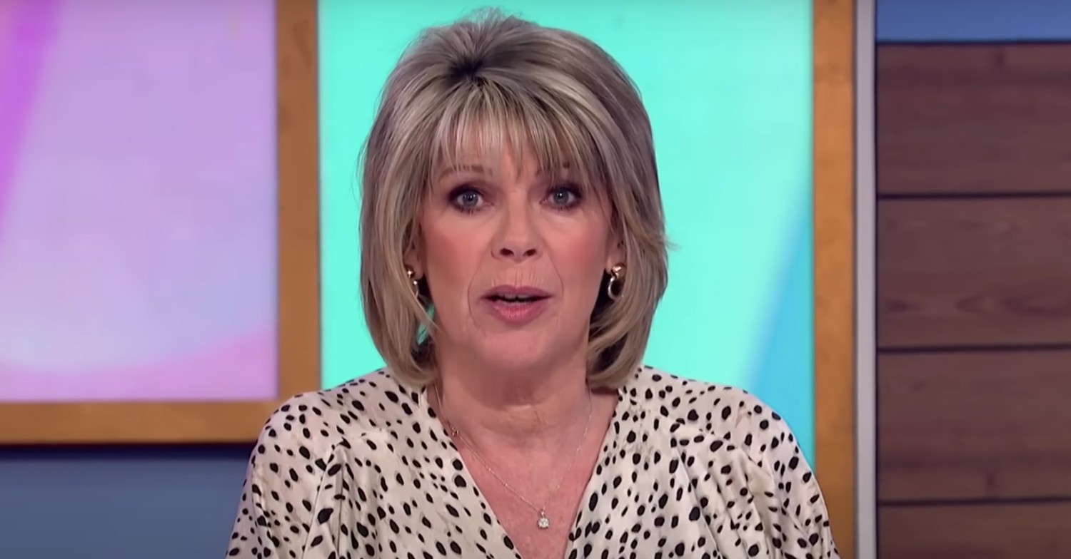Ruth Langsford looking shocked on Loose Women