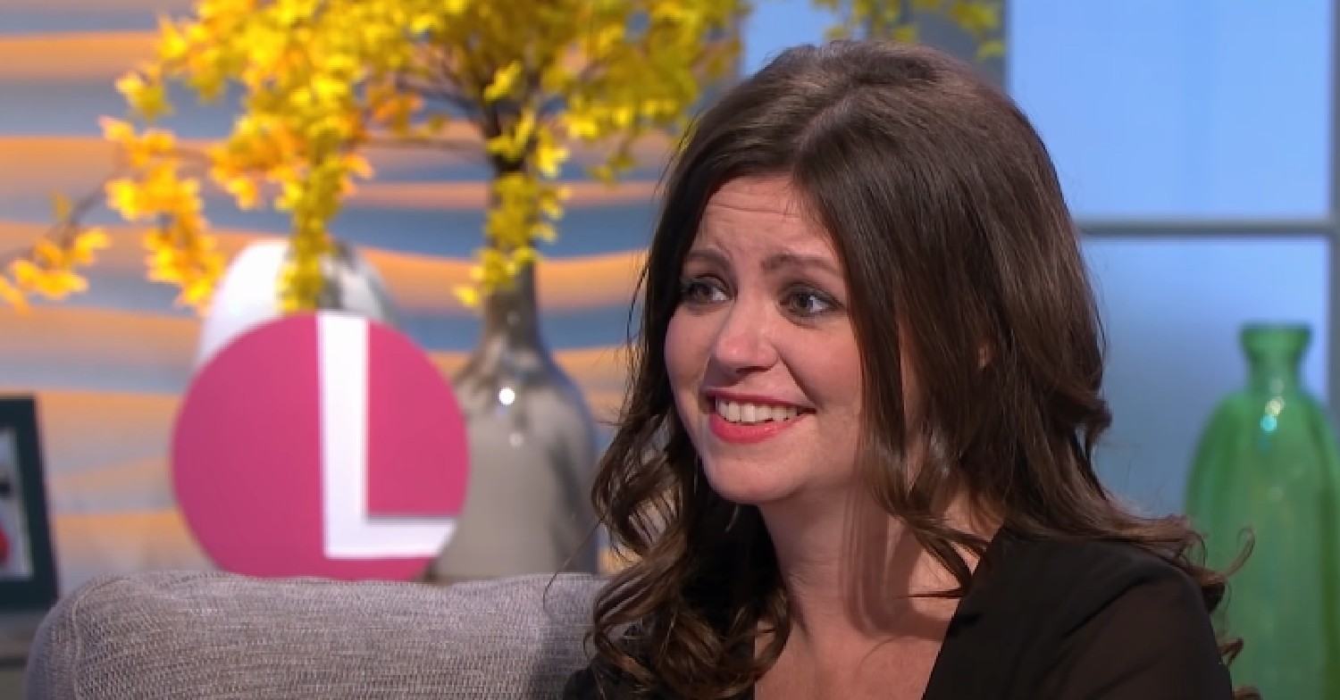 Deborah James smiling during interview on Lorraine