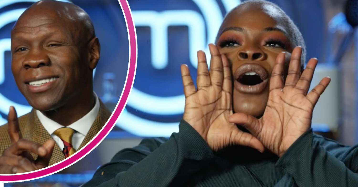 Celebrity MasterChef stars Chris Eubank and MoJo