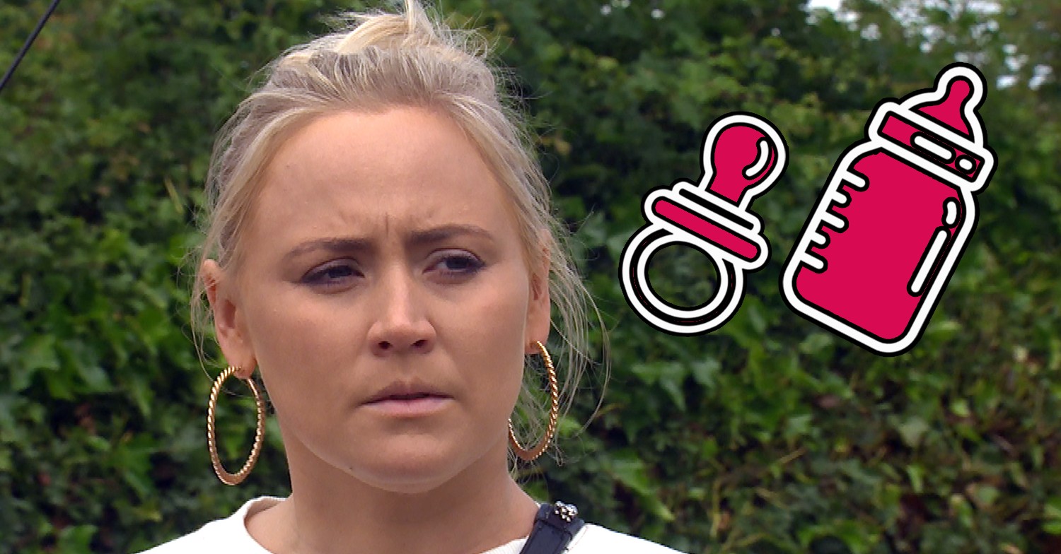 Tracy baby Emmerdale