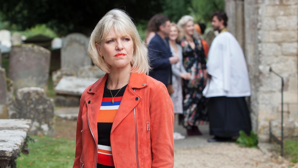 Ashley Jensen as Agatha in the Curious Curate