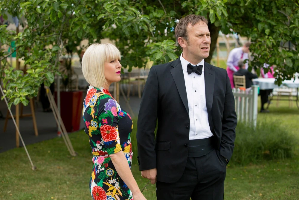 Agatha Raisin and Charles Fraith in Deadly Dance