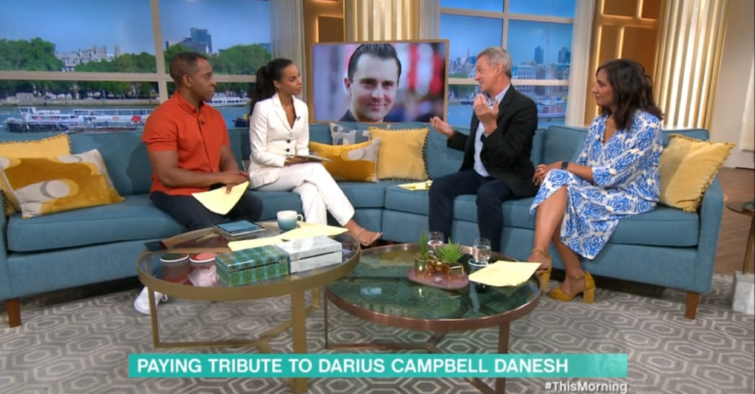 Andi Peters, Rochelle Humes, Matthew Wright, Sonia Sodha on This Morning today