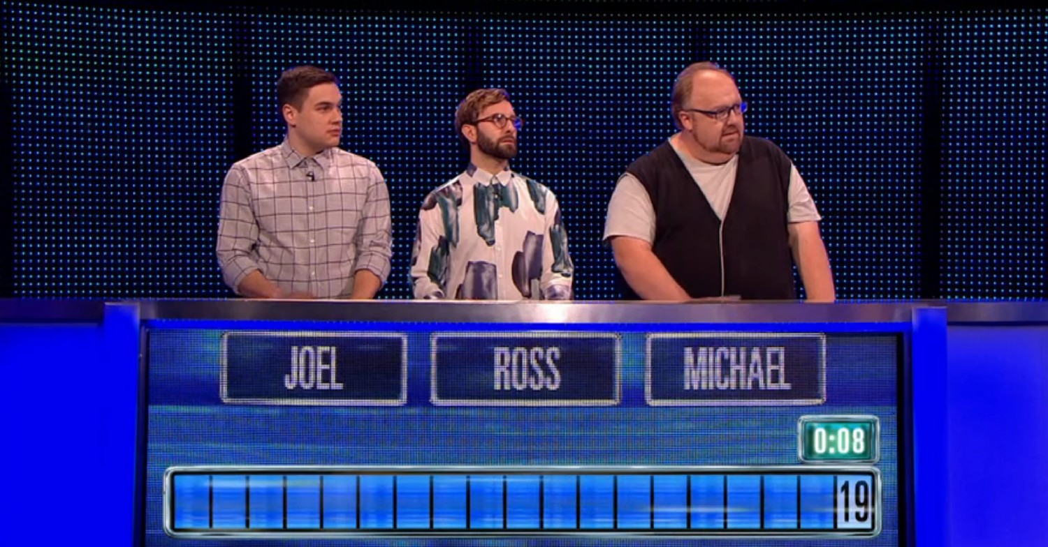 Joel, Ross and Michael on The Chase 