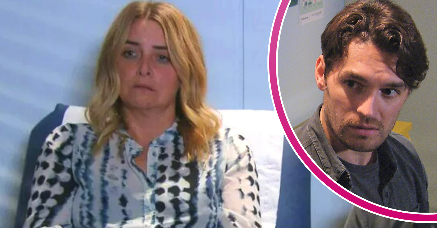 Emmerdale Mack and Charity in hospital