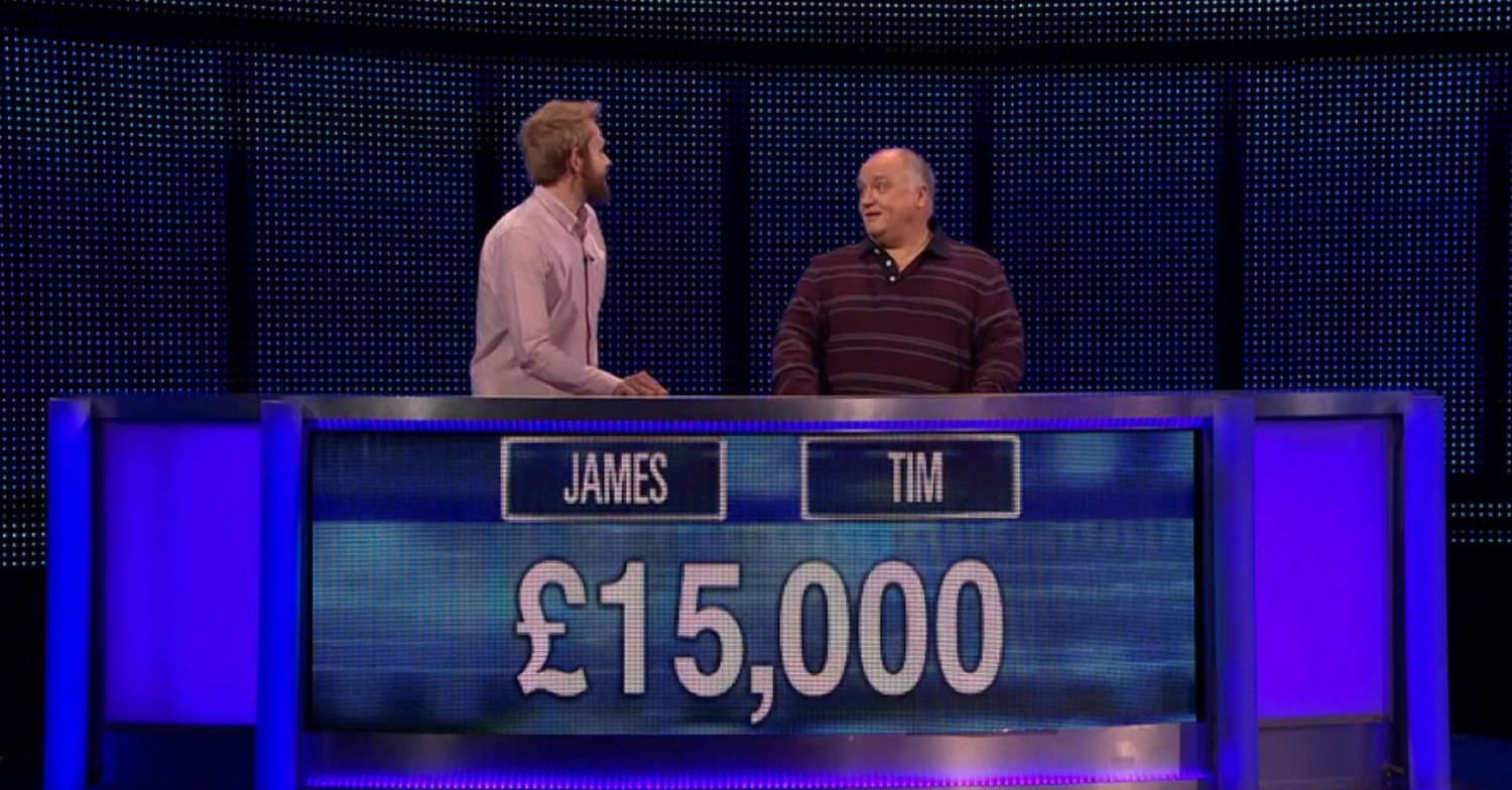 James and Tim on The Chase 