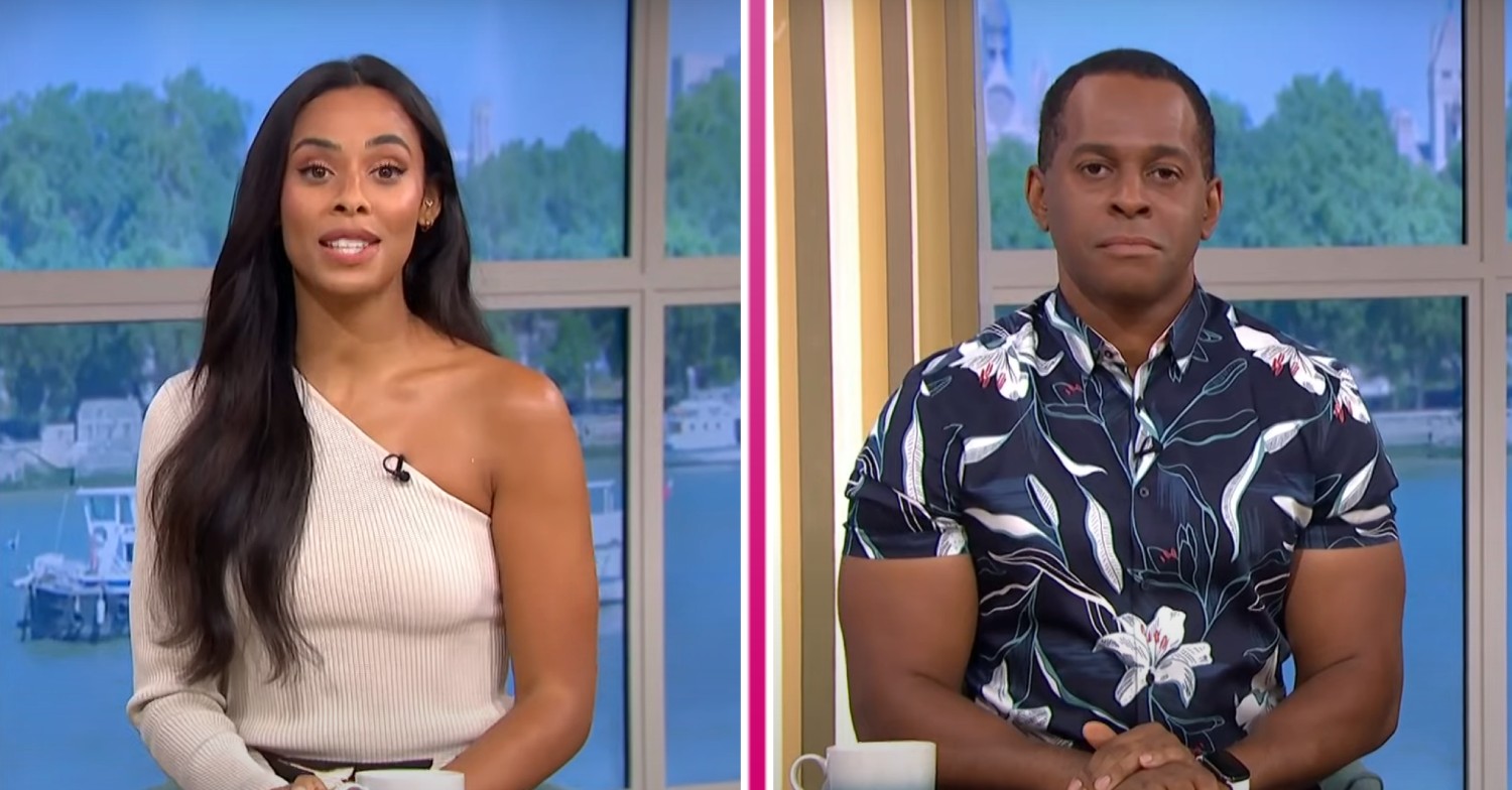 Rochelle Humes, Andi Peters on This Morning today