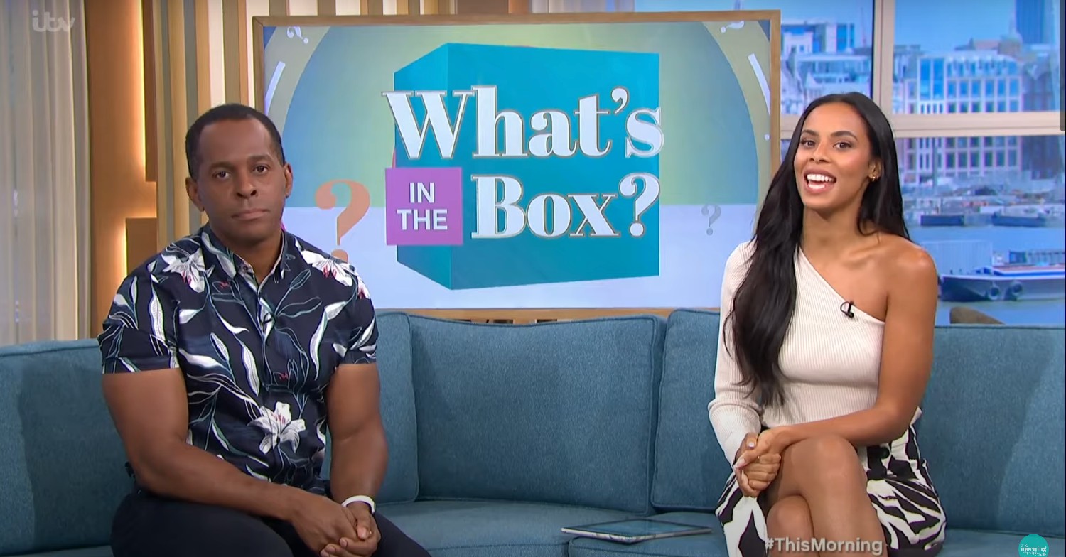 Andi Peters and Rochelle Humes on This Morning today