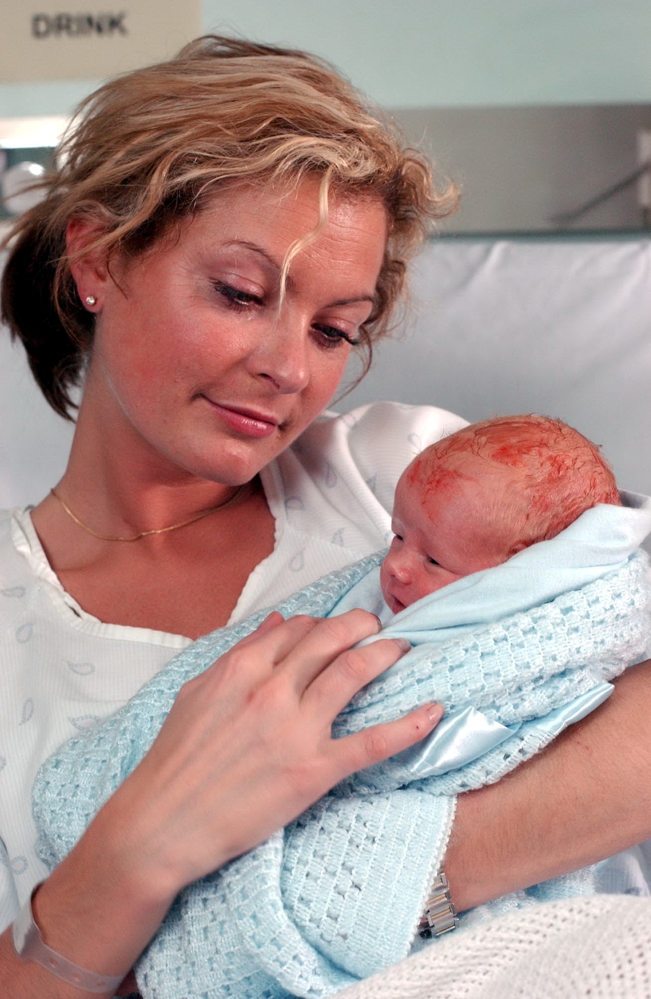 Maxine and baby Joshua Corrie