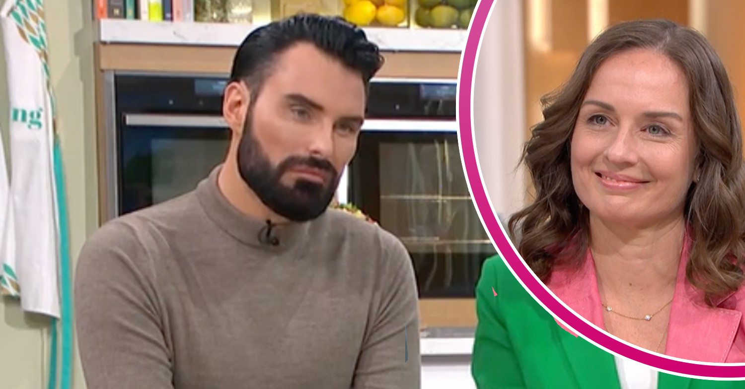 Rylan Clark looking at This Morning guest today