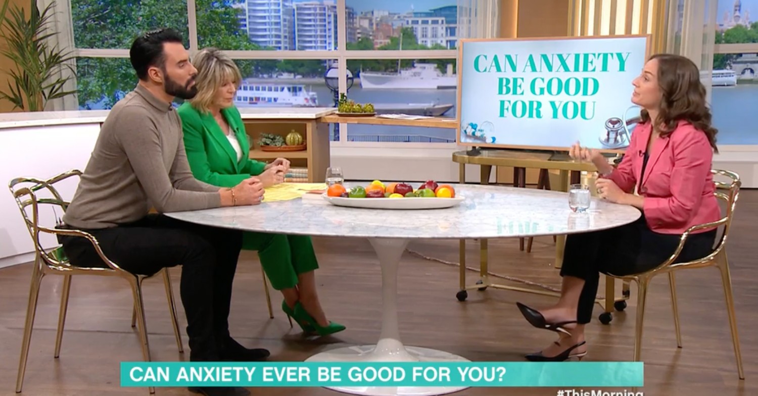 Rylan Clark and Ruth Langsford present This Morning segment about anxiety