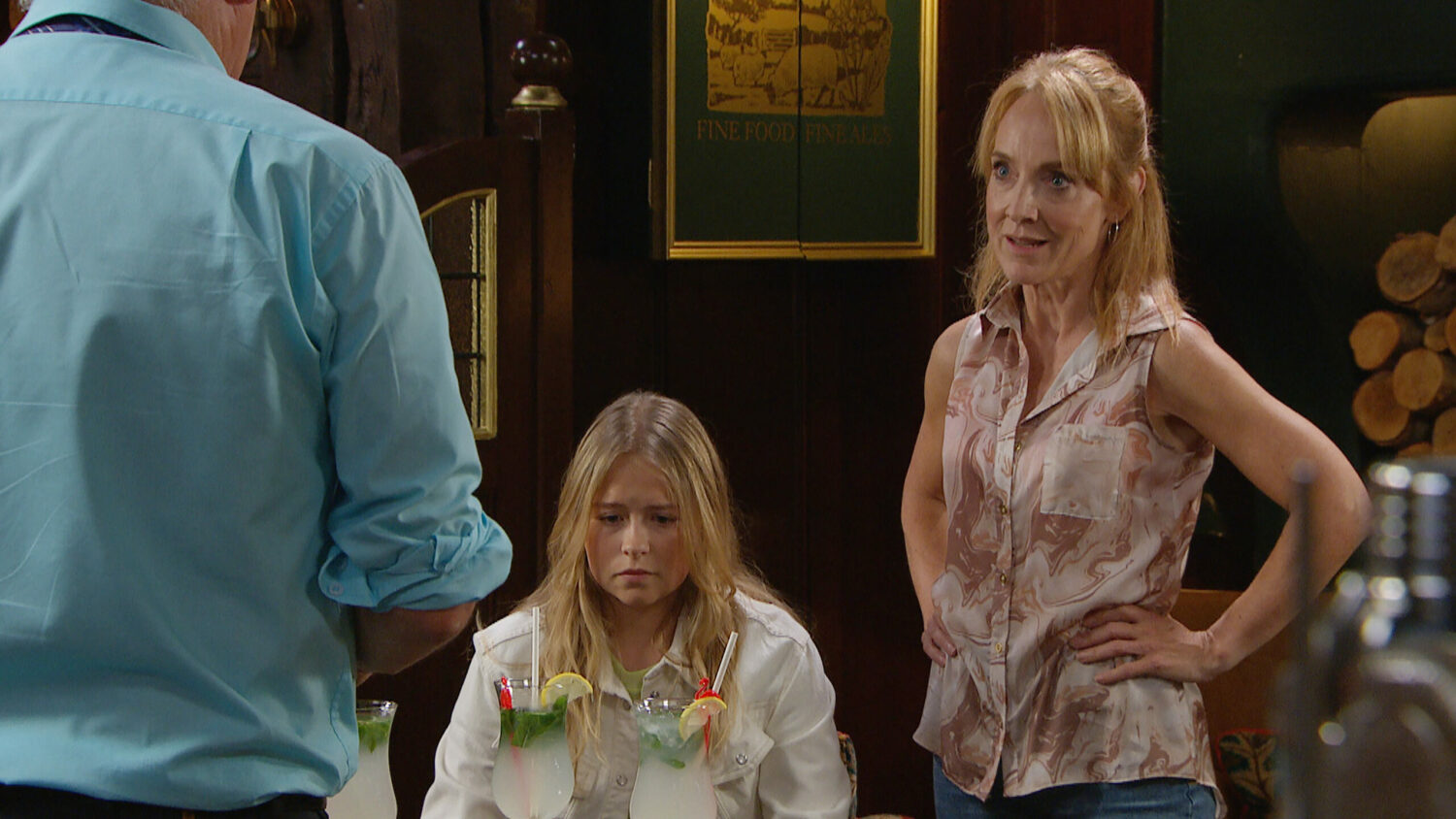 Emmerdale Sandra, Liv and Bob