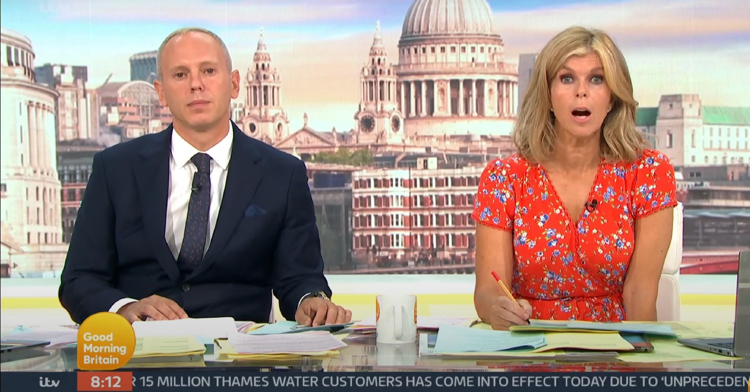 Rob Rinder and Kate Garraway on Good Morning Britain 