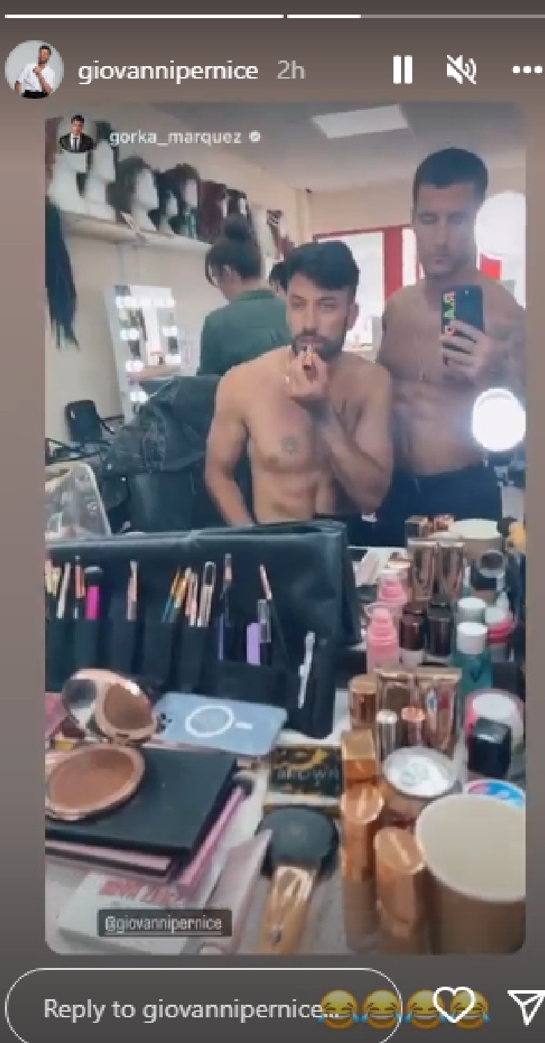 Strictly stars Giovanni Pernice and Gorka Marquez on Instagram