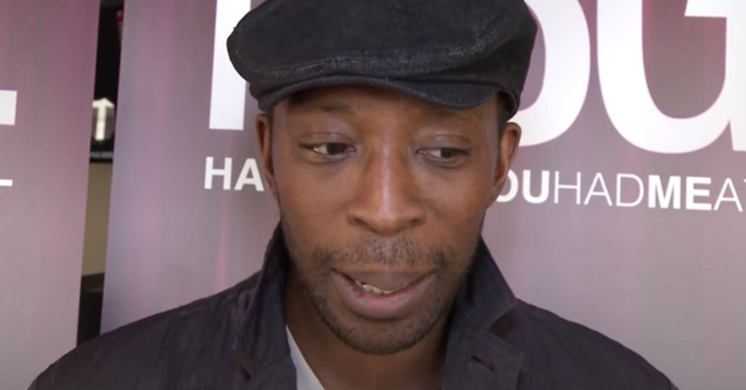 The Suspect star Shaun Parkes looks to the side