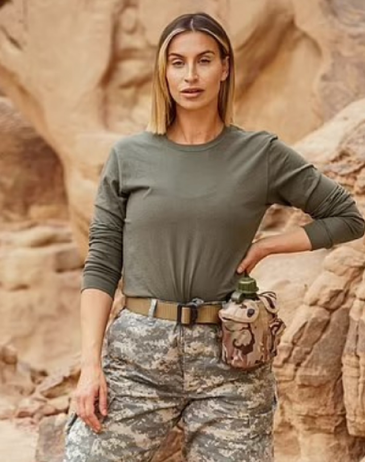 Ferne McCann in Celebrity SAS Who Dares Wins promo photo