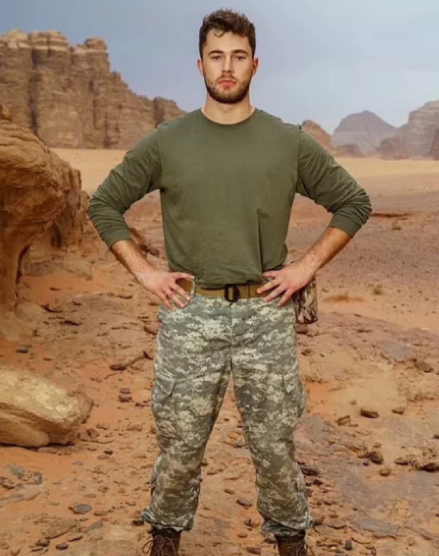 Curtis Pritchard in Celebrity SAS Who Dares Wins promo photo