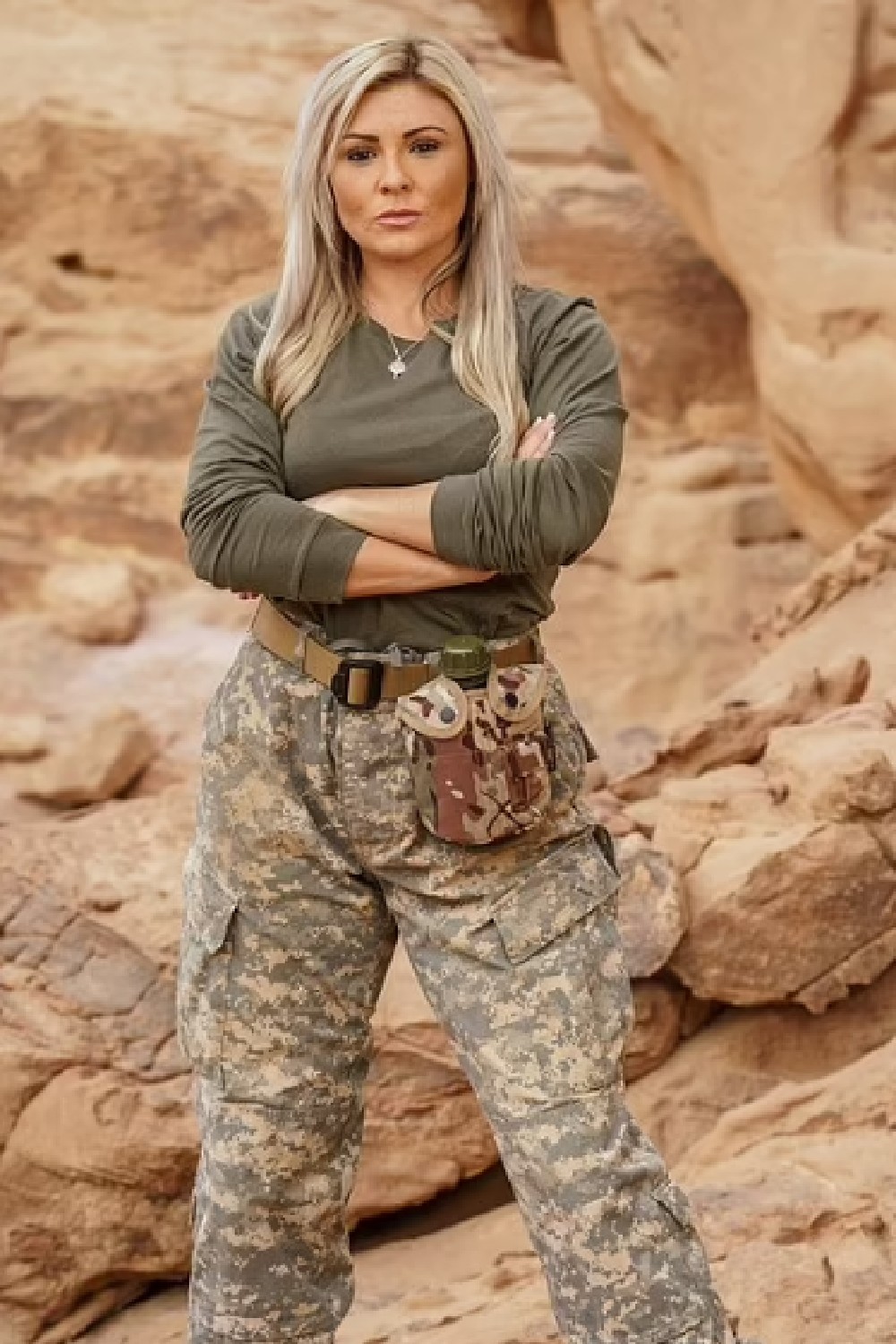 Shannon Courtenay in Celebrity SAS Who Dares Wins 2022 promo photo
