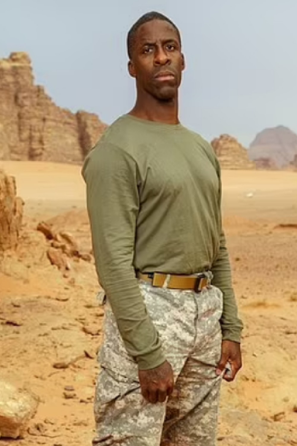 Dwain on Celebrity SAS Who Dares Wins 2022 promo pic