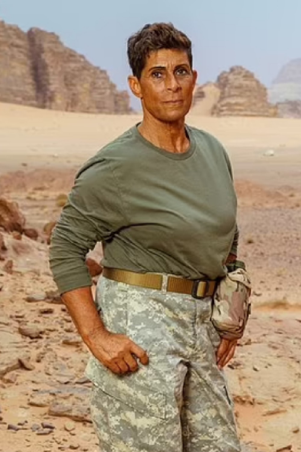 Fatima in Celebrity SAS Who Dares Wins 2022 promo pic