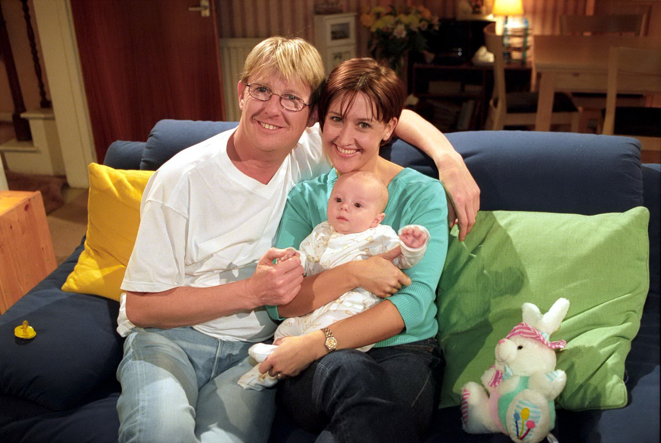 Curly Emma and Ben Watts in Coronation Street