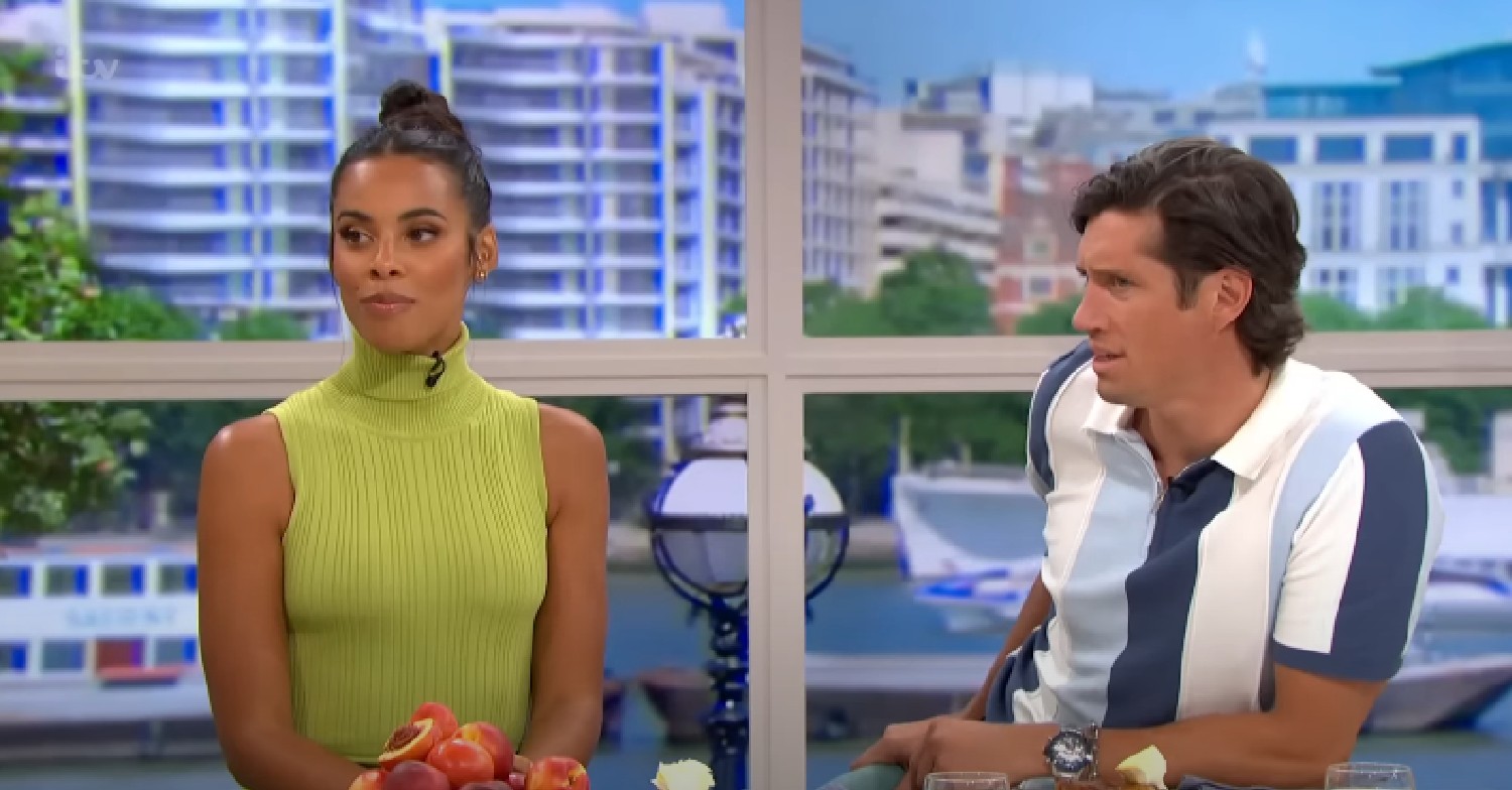 Rochelle Humes and Vernon Kay on This Morning on ITV