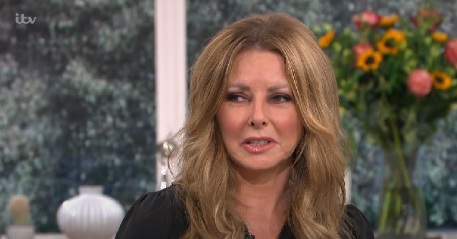 Carol Vorderman speaking on This Morning