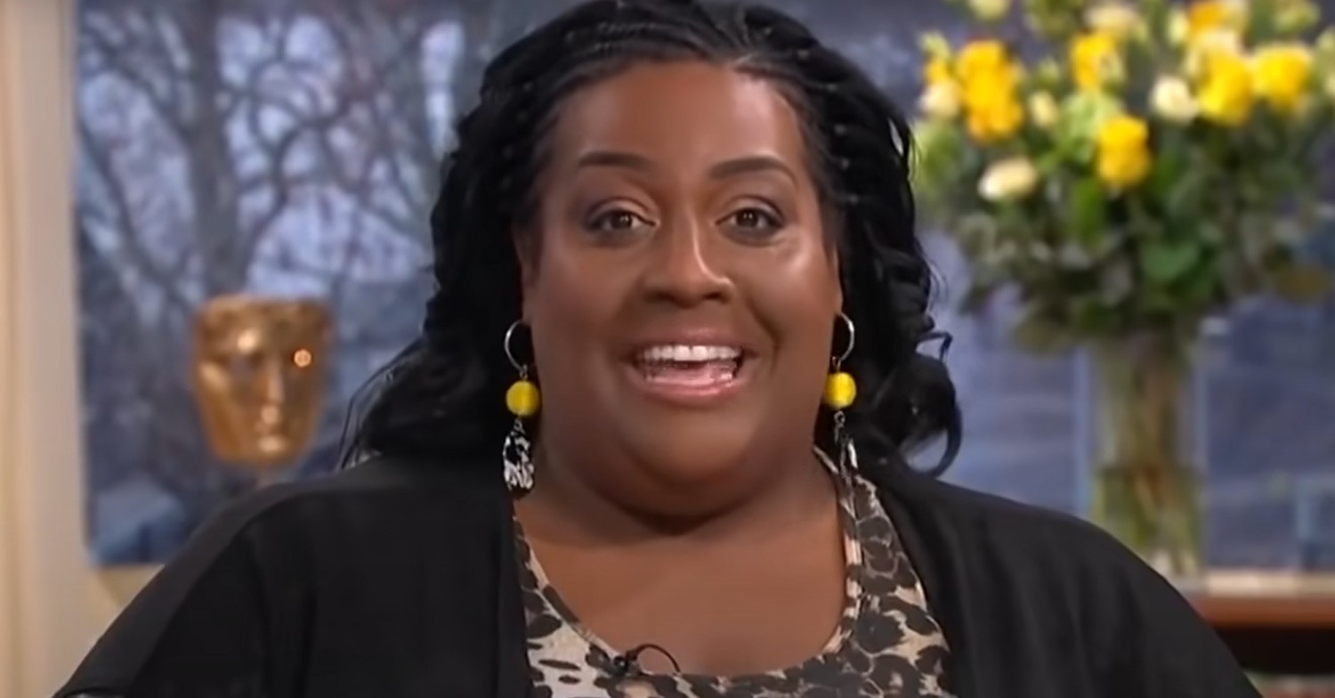 Alison Hammond smiling at the camera on This Morning