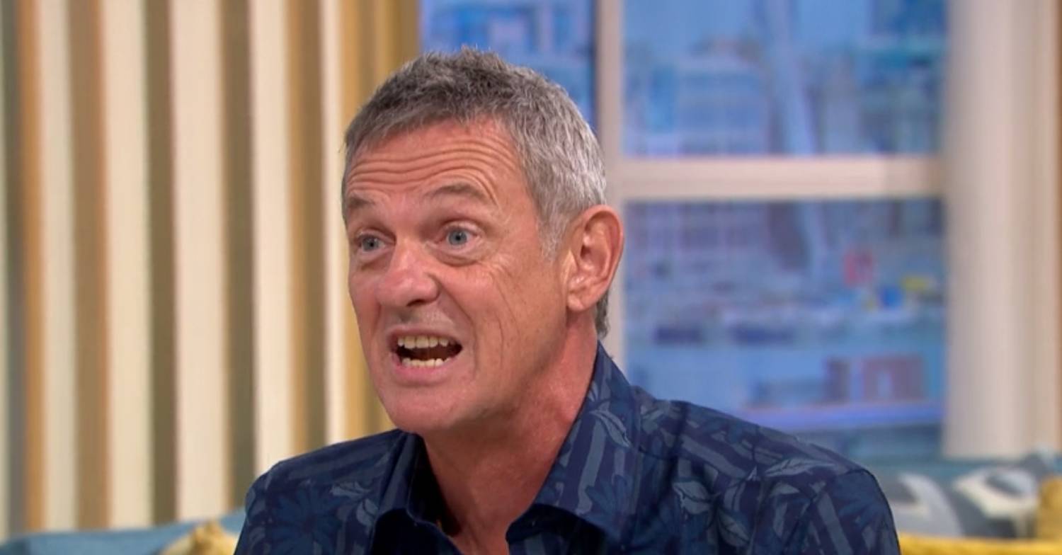 Matthew Wright looks incredulous on This Morning