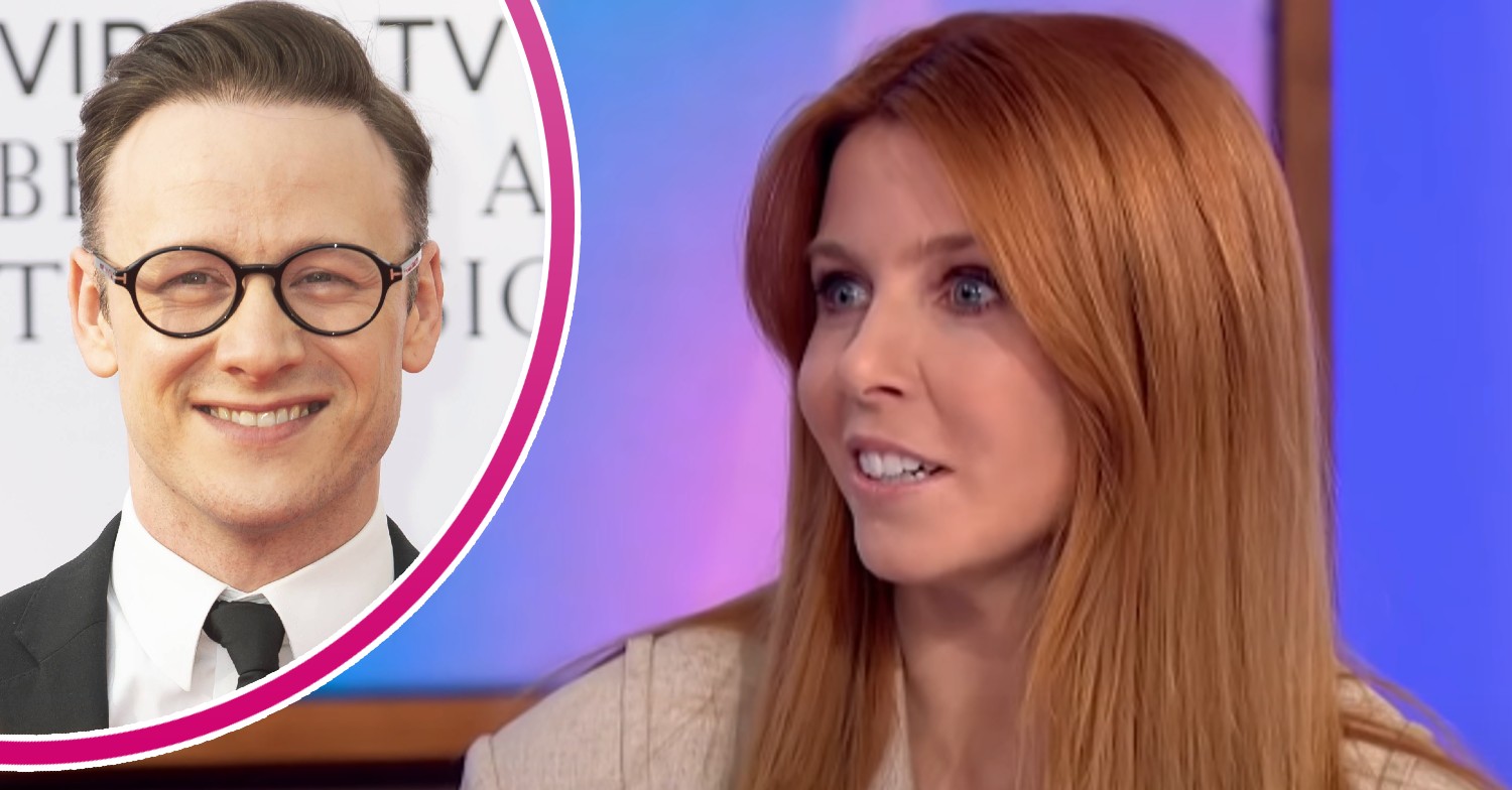 Kevin Clifton smiling at Olivier Awards and Stacey Dooley on Loose Women