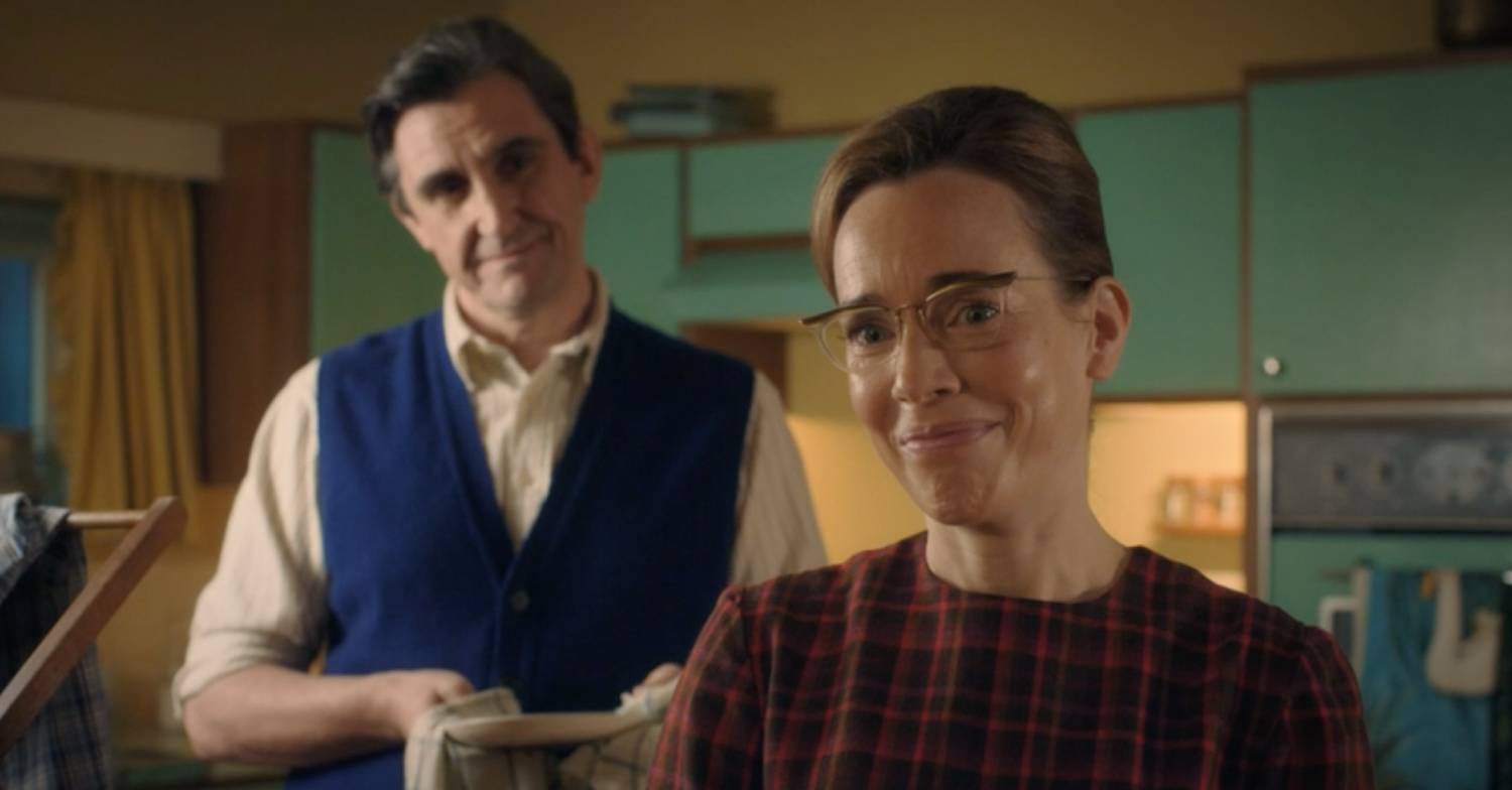 Stephen McGann as Dr Patrick Turner and Laura Main plays Shelagh Turner in Call the Midwife on BBC