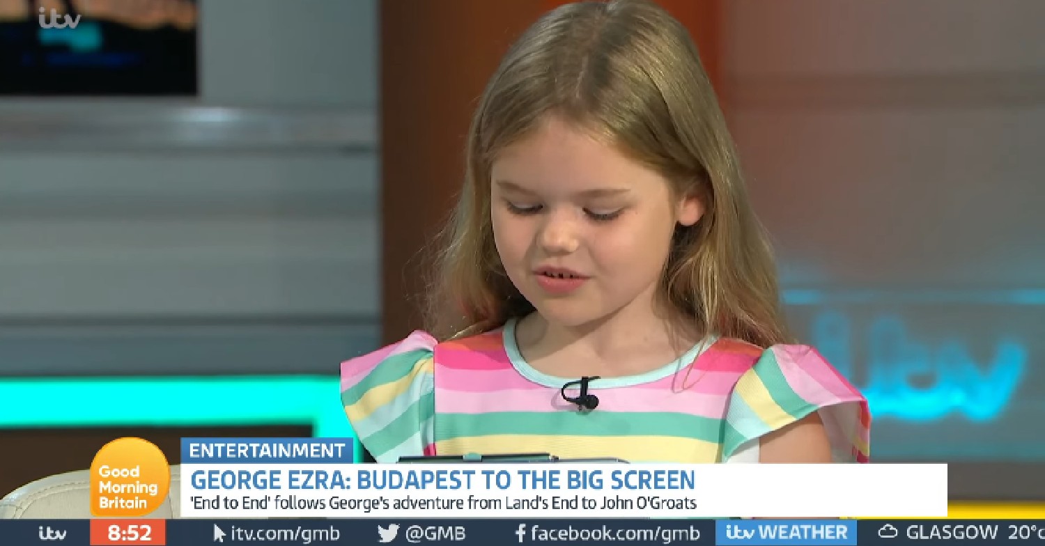 Charlotte Hawkins daughter Ella Rose speaking on Good Morning Britain today