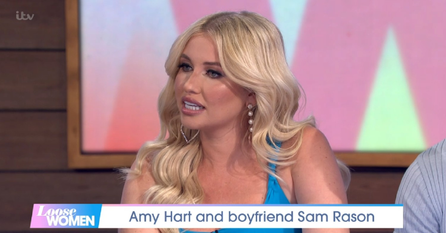 Love Island star Amy Hart on Loose Women today