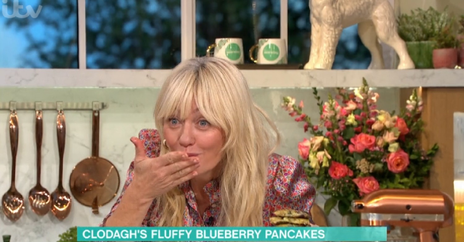 Clodagh McKenna puts her hand over her mouth on This Morning
