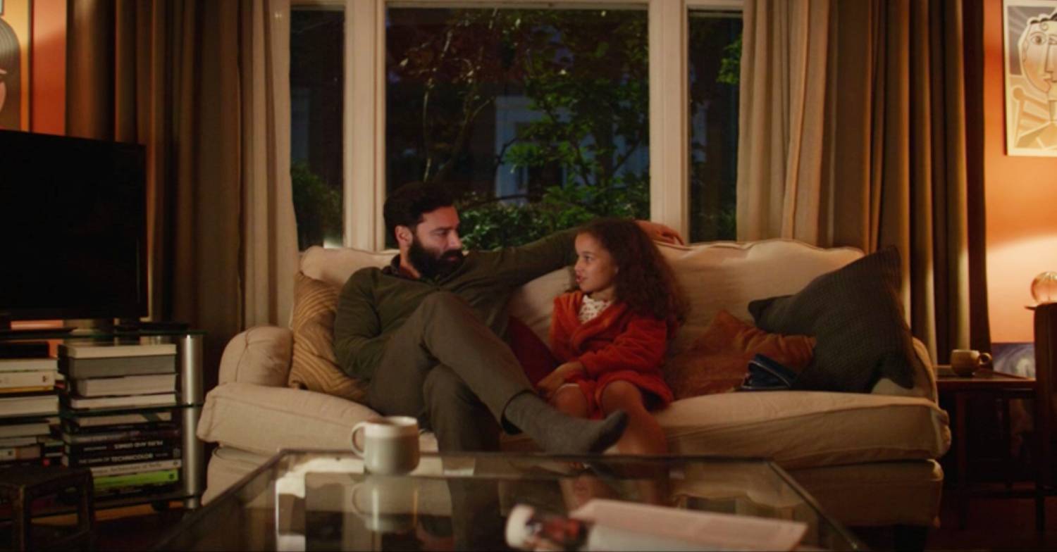 Dr Joe speaks with his daughter in the first episode of The Suspect on ITV